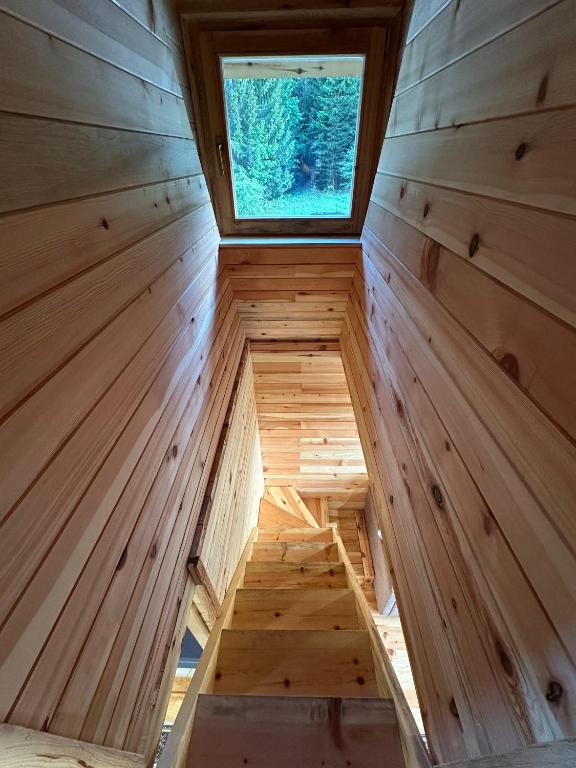 Enterijer brvnare Panda na Tari